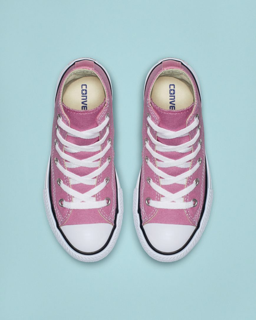 Zapatillas Altas Converse Chuck Taylor All Star Classic Niña Rosas | PE 7E52P8